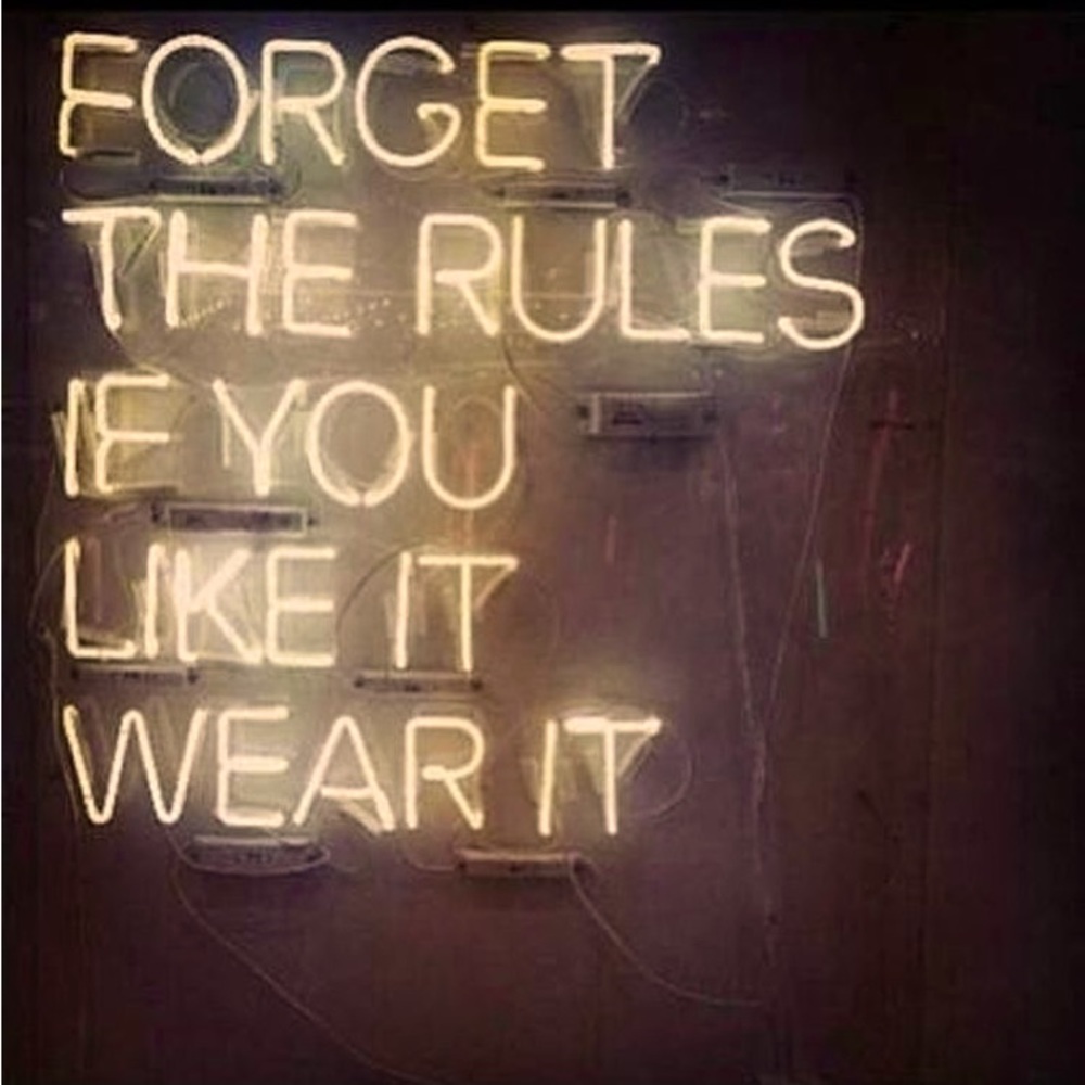 WEAR WHAT LIGHTS YOU UP!
